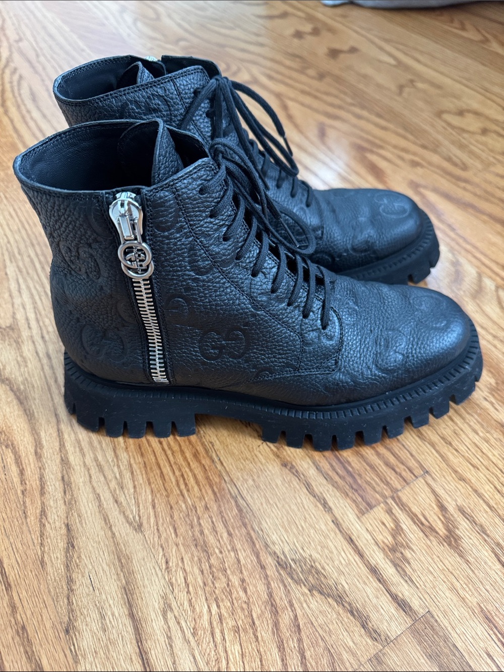 GUCCI women’s combat boots - size 39 - Picture 2 of 7